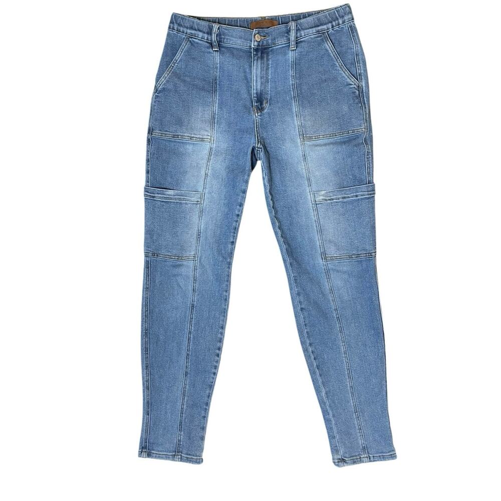 Judy Blue Light Blue High Rise Paneled Skinny Jeans